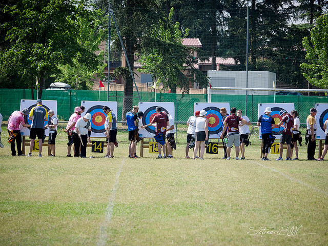 Concours de tir à l’arc en extérieur - région Lyonnaise